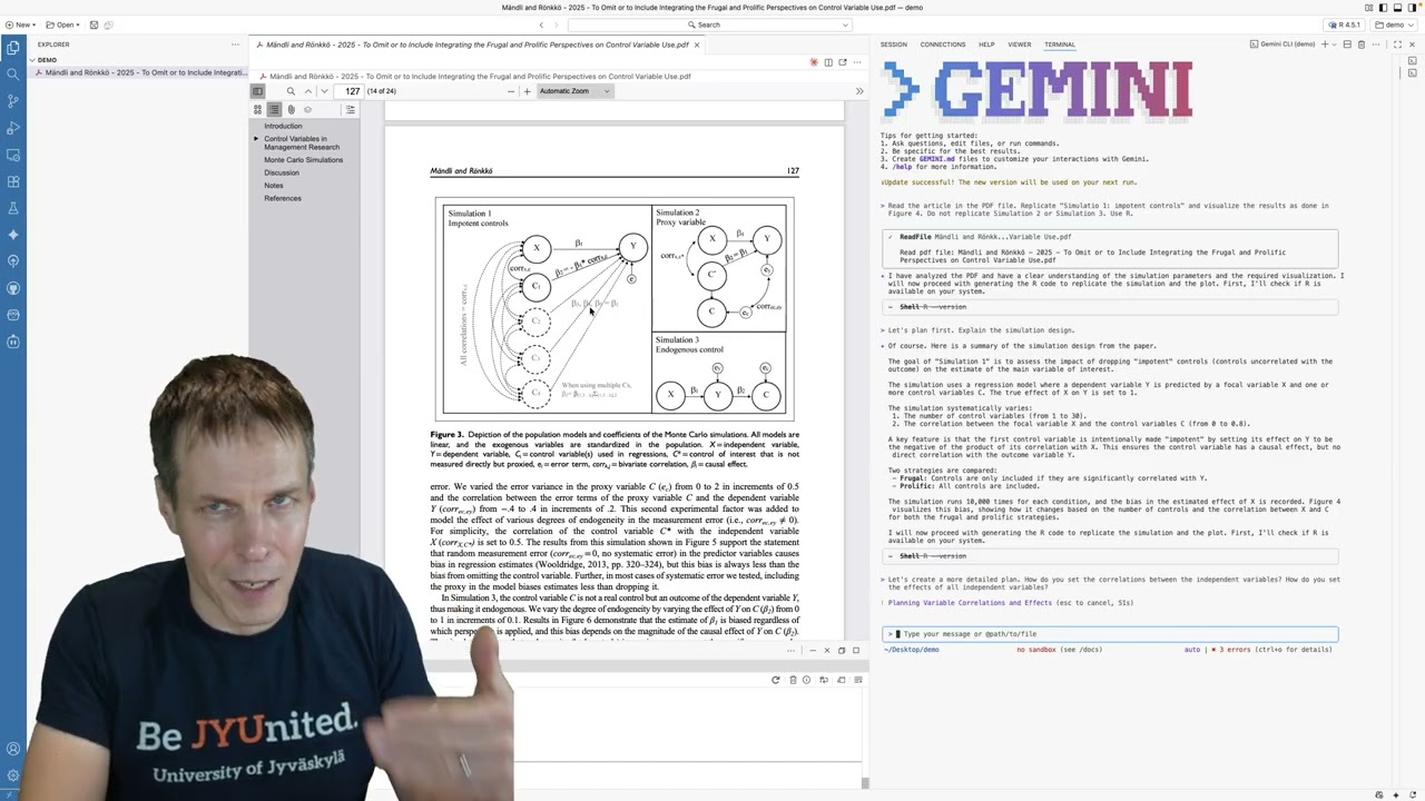 Replicating Mändli and Rönkkö (2025) with Gemini CLI