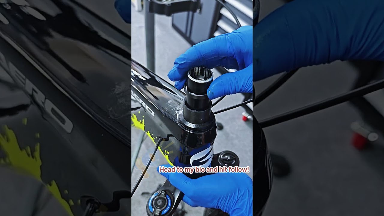 Precision MTB Headset Install Bearing Preload Done Right!#icancycling #p9