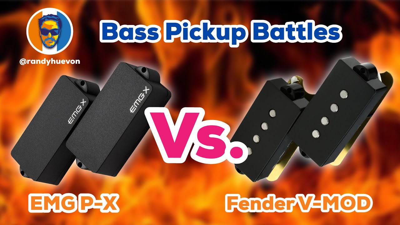 EMG P-X Vs. Fender V-MOD (Battle of Bass Pickups) Sound Demo