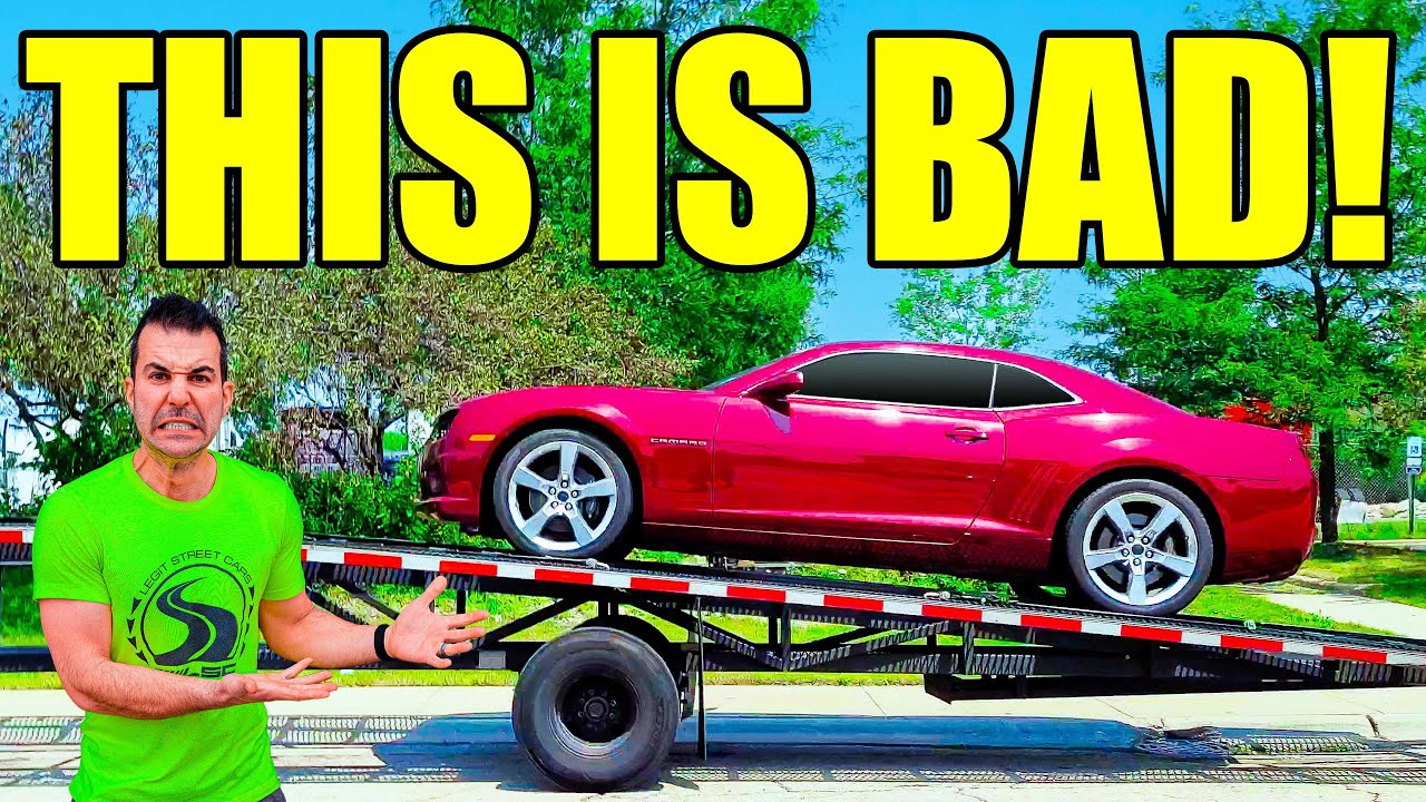 Я купил Camaro SS с механической коробкой передач на аукционе с неисправным двигателем и коробкой...