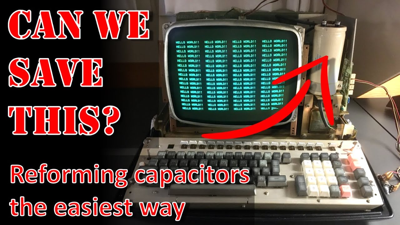 Reforming capacitors the easiest way, tutorial