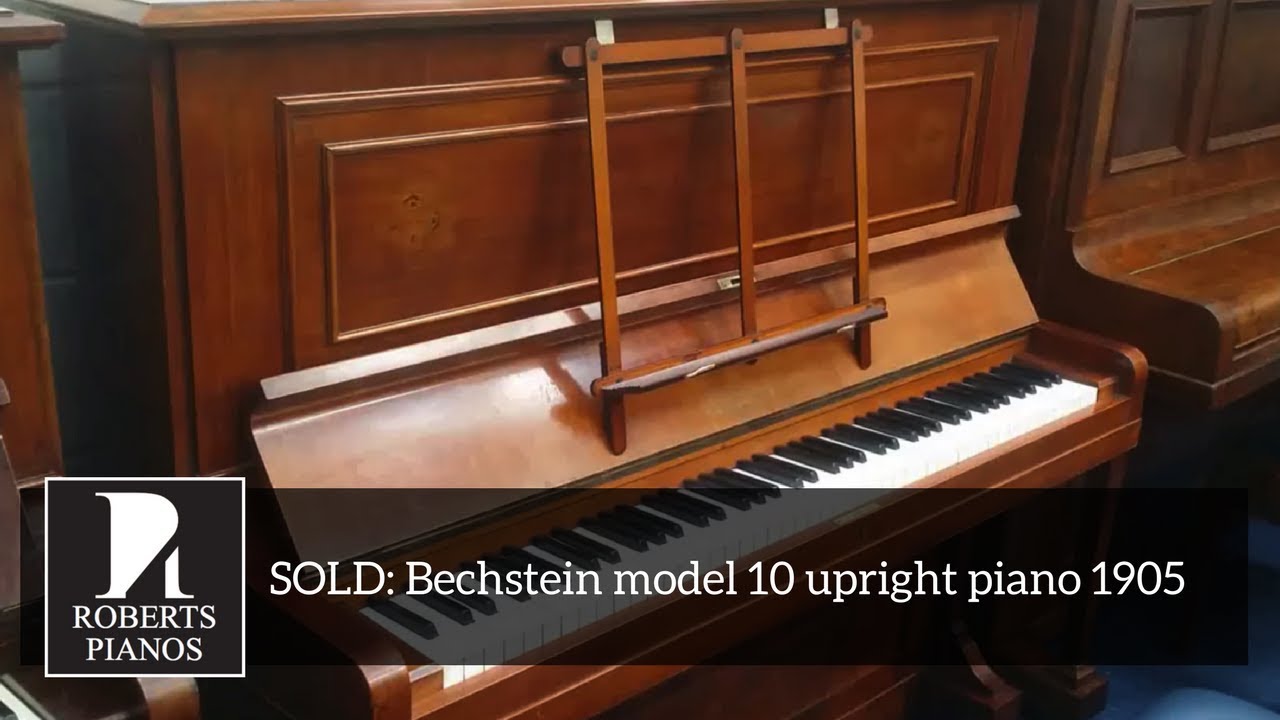 SOLD: Bechstein model 10 upright piano 1905