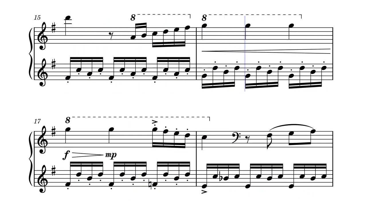 Minuet in G major From The Dance Collection (Op. 3 No. 2) ''The Beetle's journey'' by GB