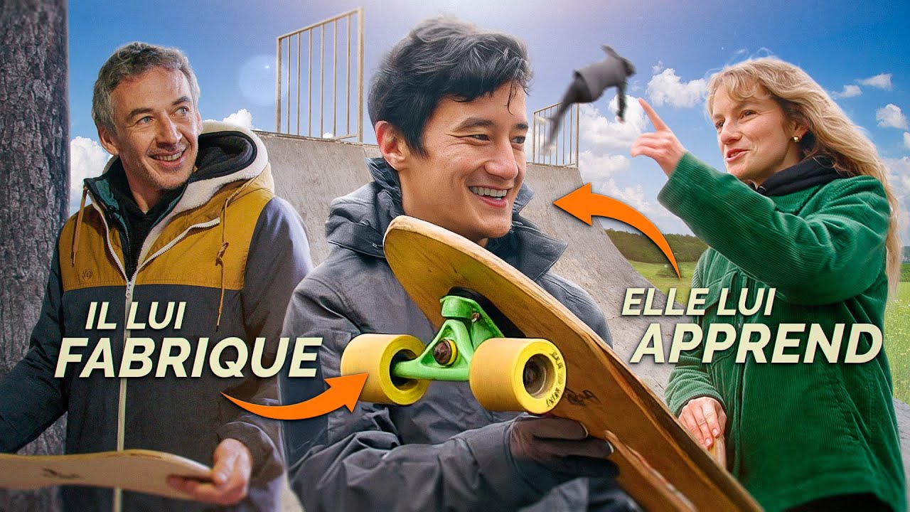 FABRIQUER UN SKATE EN BOIS LOCAL (et apprendre à le skater...mal!) FEAT @jigme  & HORTENSE