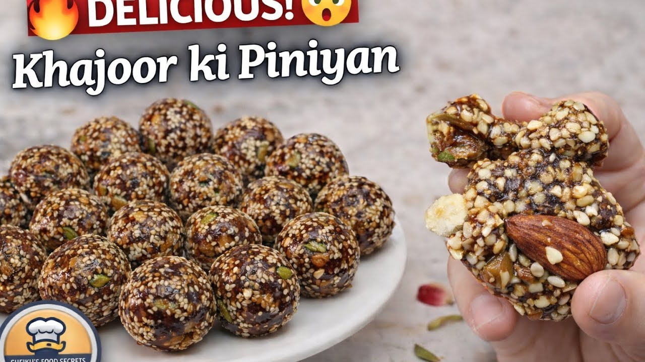 Winter Special No Sugar Dates Pinniyan | Nuts Energy Balls | Soft, Healthy & Delicious | صحت بخش لڈو