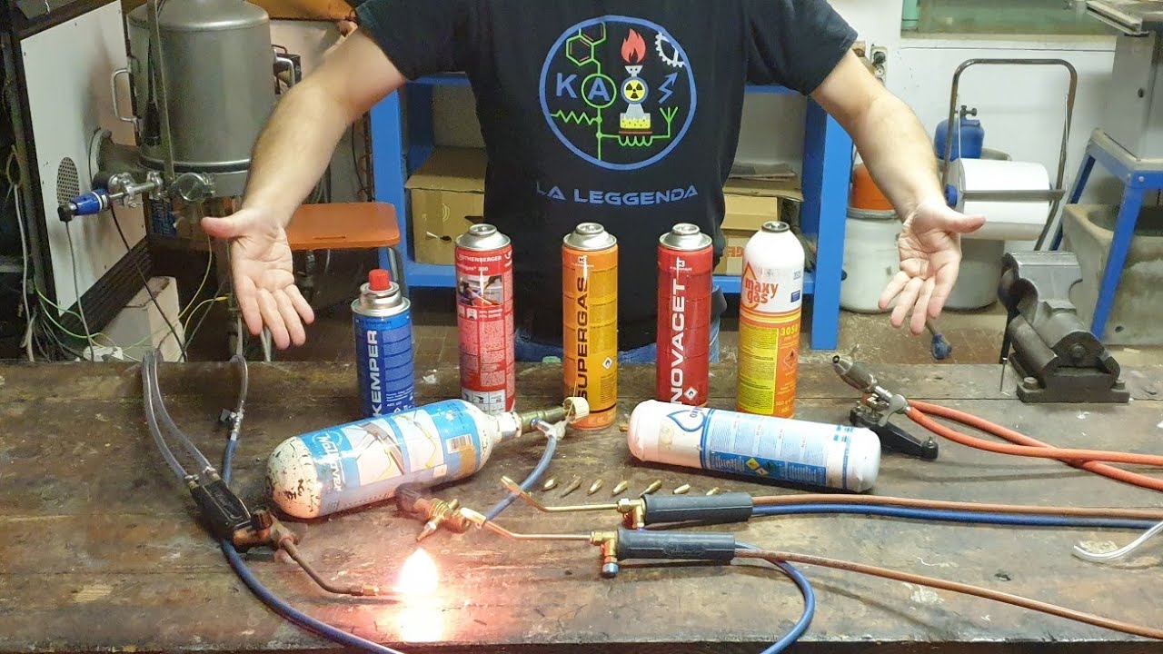 #390 TESTIAMO VARI GAS PER SALDARE CON CANNELLO+OSSIGENO