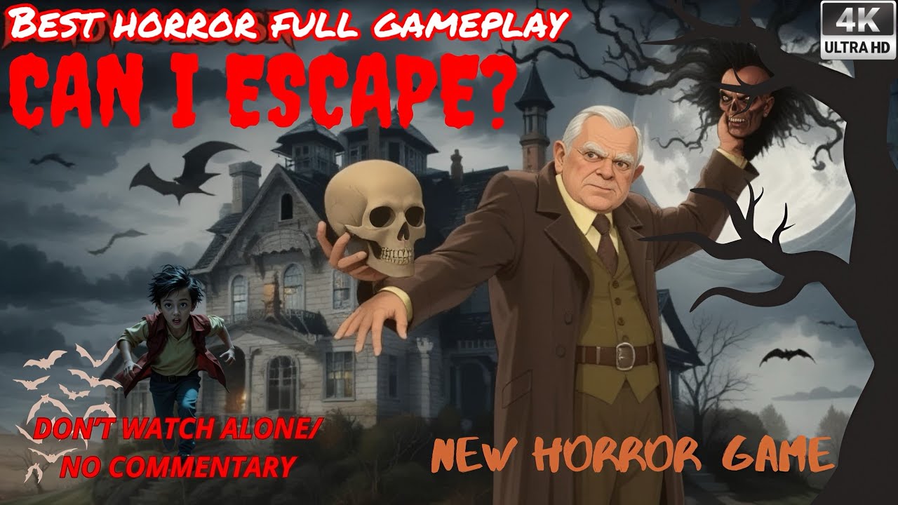 CAN I ESCAPE This HAUNTED MANSION 😱 | New 4K Horror Game 2025