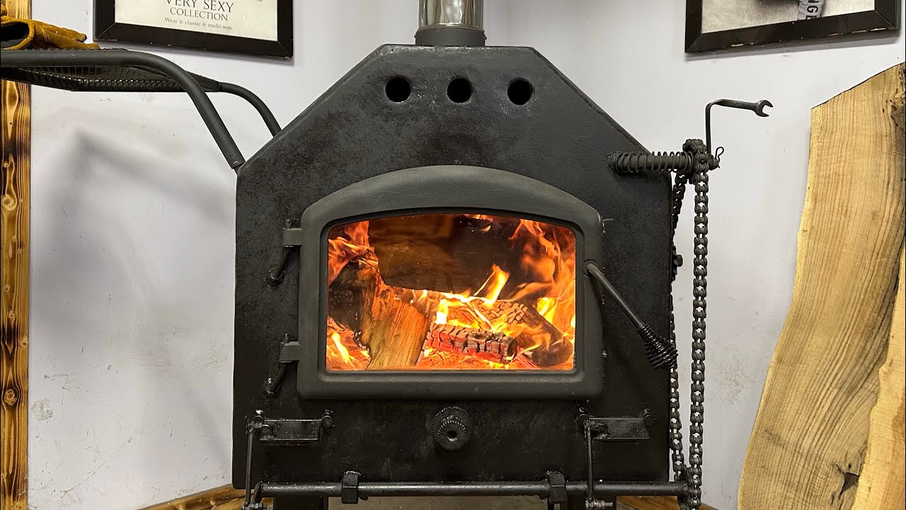 Wood Burning Shop Heater Clean Glass Upgrade