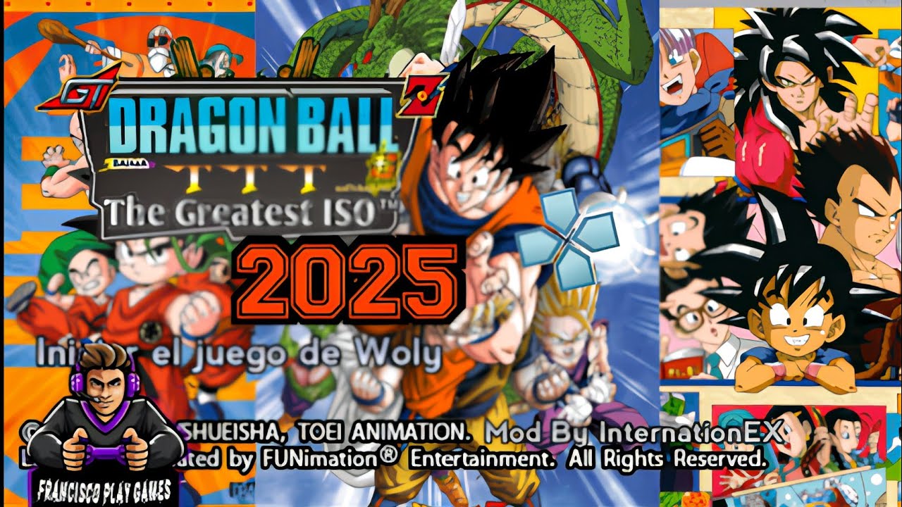 🤩INCRÍVEL!! PROGENTOR (2025) DBZ TTT MOD DRAGON BALL THE GREATEST ISO PARA PPSSPP 
