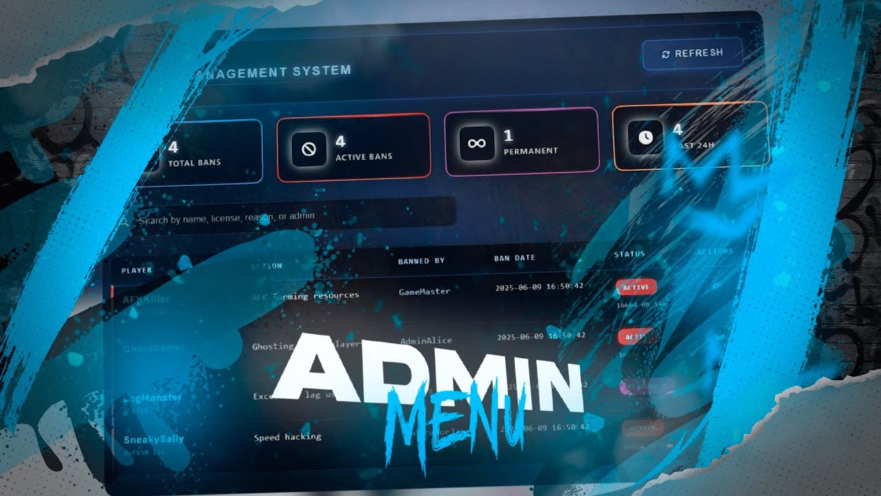 Quasar Admin Menu for FiveM | Full Admin Tools, Live Console & Code Editor