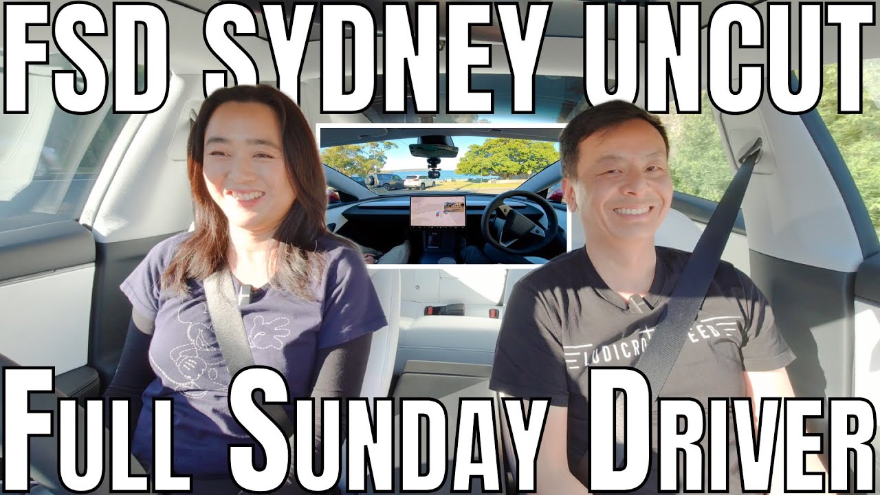 Uncut: Tesla FSD Supervised Australia v13.2.9 | Sunday Beach Drive