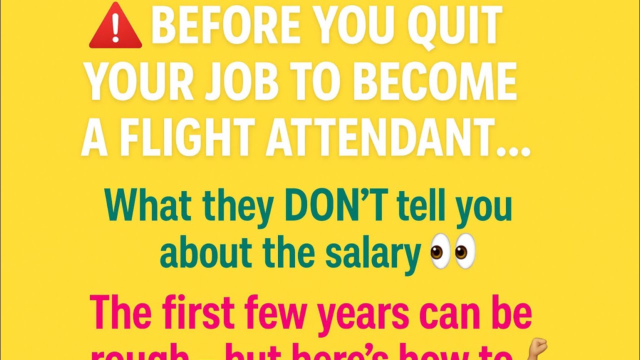 Can You Survive on a Flight Attendant Salary? 💸 (What No One Tells You)