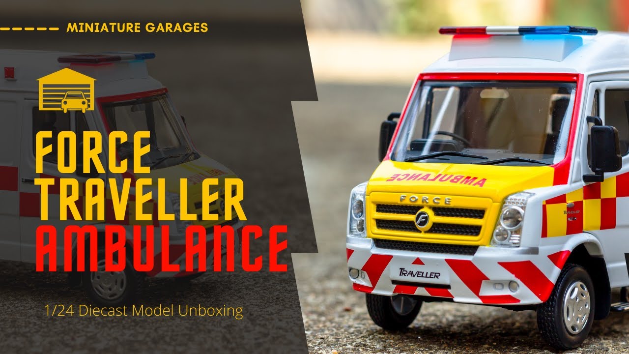 Unboxing Force Traveller Ambulance | 1/24 Diecast Model | Rare Collectable | Miniature Garages