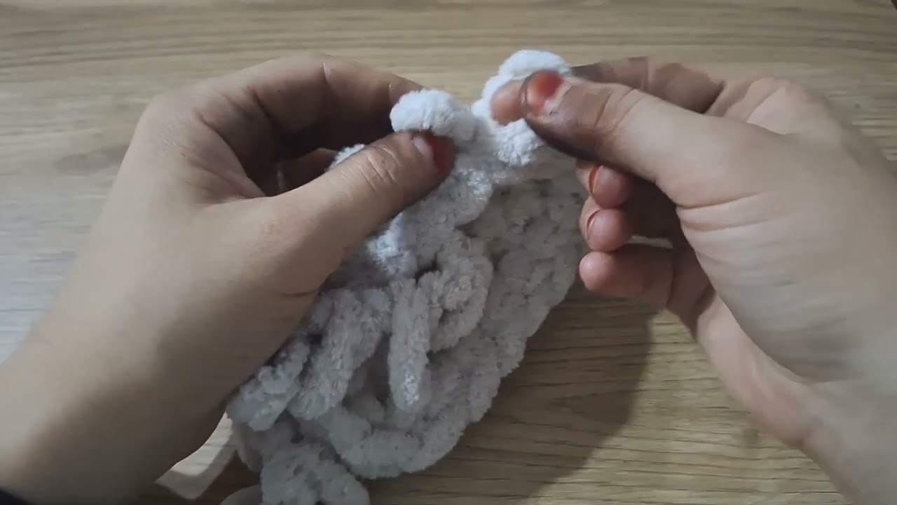 alize puffy ile patik modeli yapımı 2
