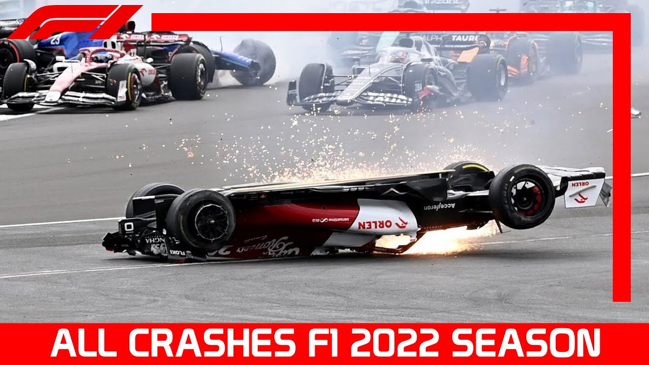 All crashes F1 2022 season