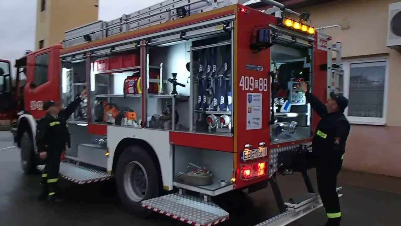 OSP Łobudzice Scania P400 ISS Wawrzaszek
