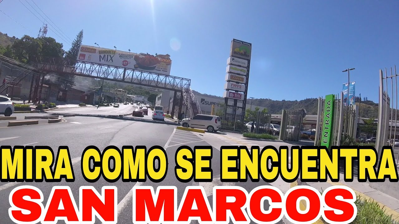 MIRA COMO SE ENCUENTRA SAN MARCOS SAN SALVADOR.
