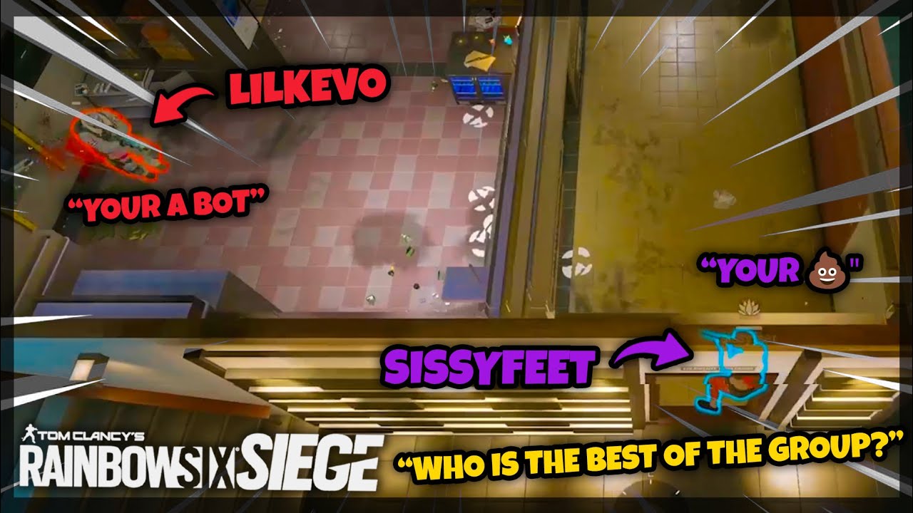 HOSTING MY FIRST R6 1V1 (SISSYFEET VS LILKEVO)