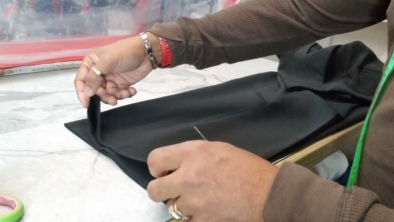 COMO MARCAR Y CORTAR UN PANTALON DE LARGO