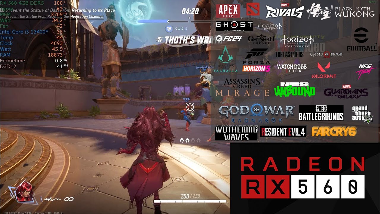 RX 560D 4GB For gaming 2025
