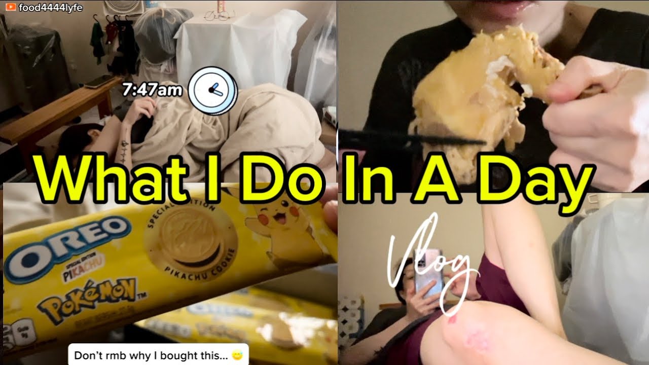 Vlog : Day In My Life  |  Living in the Dark Literally ｜ASMR