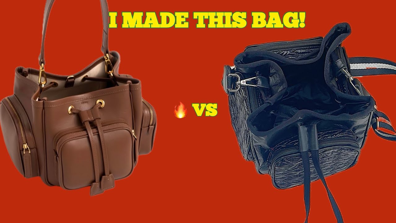 I Recreated This Designer Bag at Home | Handmade Sewing Bag Tutorial 🧵✨