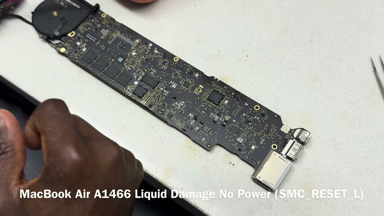 MacBook Air 13-inch Liquid Damage No Power Repairs.