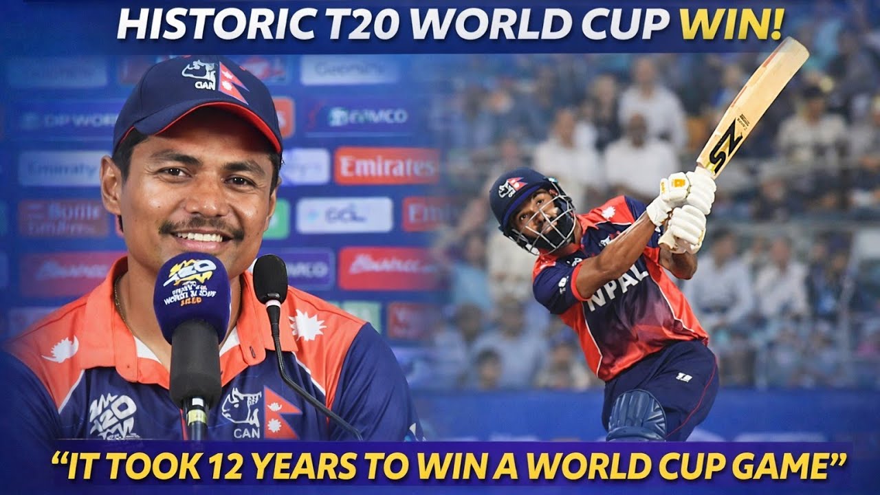 Rohit Paudel Interview Nepal Cricket | NEP v SCO | T20 World Cup 2026 | Dipendra Singh Airee