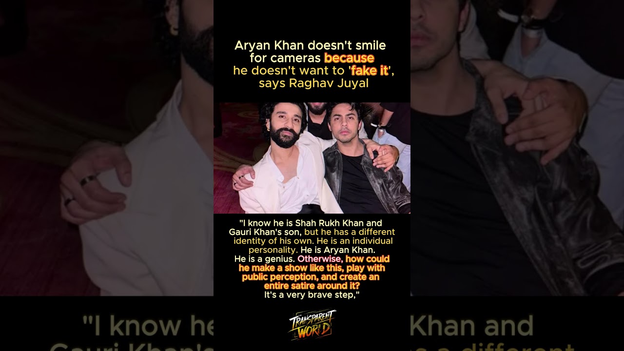 Raghav Juyal Breaks Silence on Shah Rukh Khan's Son, Aryan! 🎬 #aryankhan #raghavjuyal #srkfan