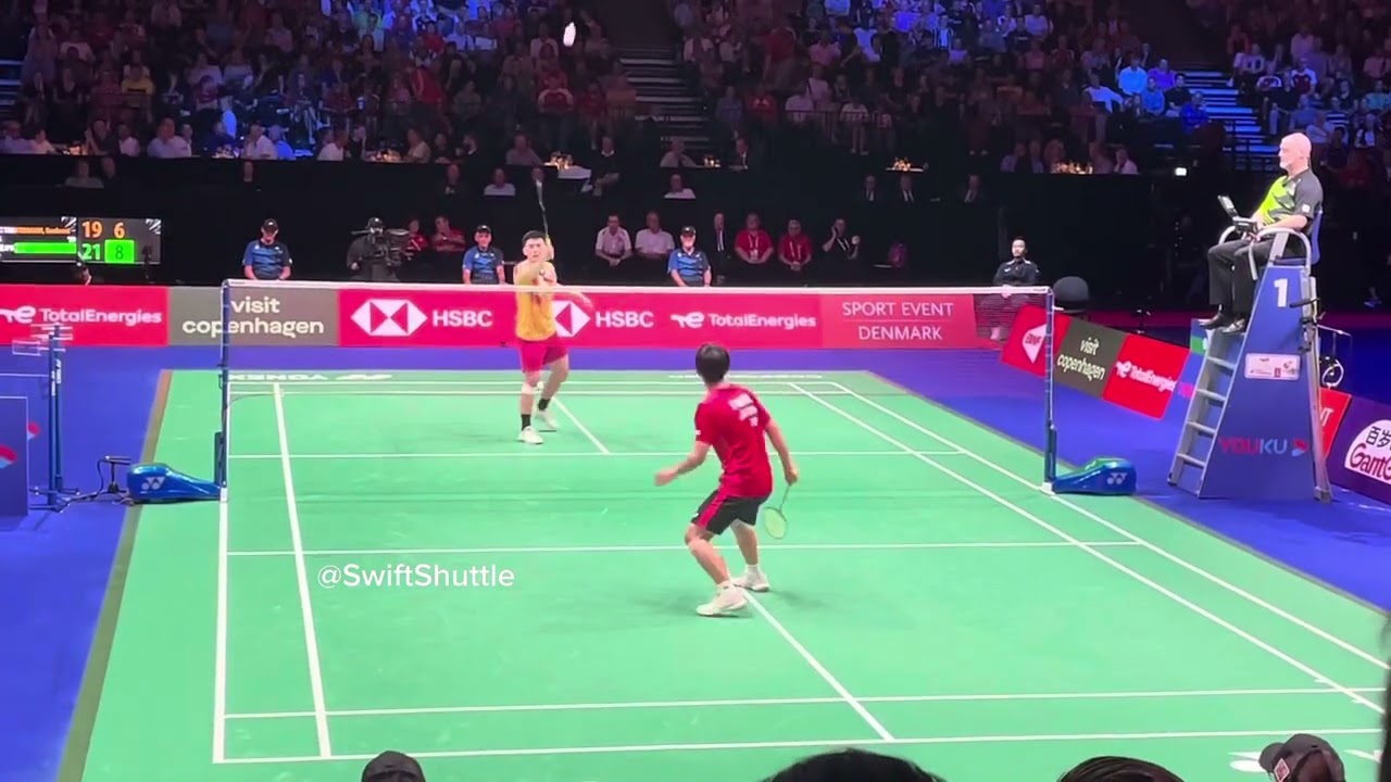 (🇹🇭) Kunlavut Vitidsarn vs Kodai Naraoka (🇯🇵) BWF Worldchampionships final 2023-Nice angle