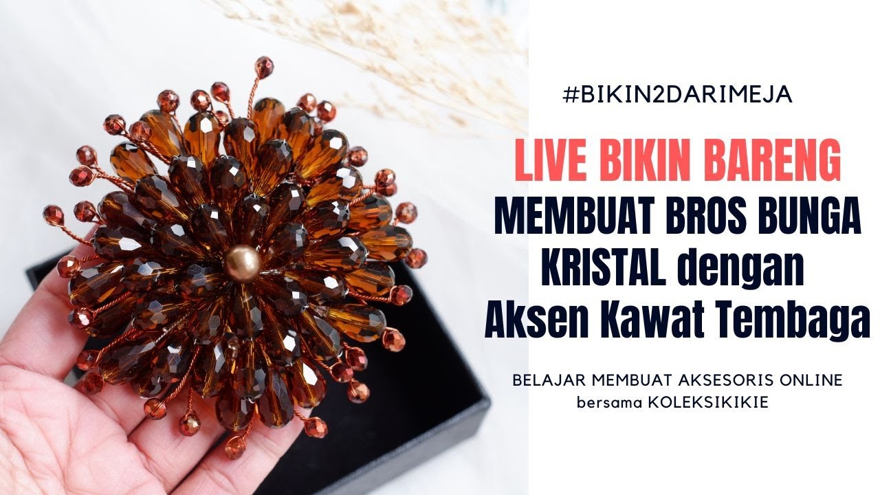Bikin2diMeja | Tutorial Bros Kristal Mekrok Merona ala Koleksikikie, Mewah dan Cantik