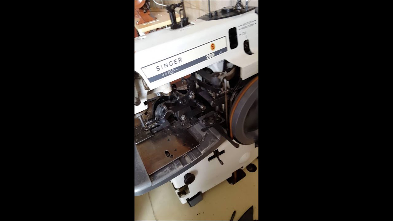 Singer 299 keyhole buttonhole machine