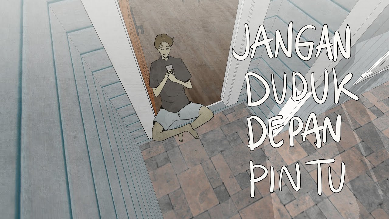 Jangan Duduk di depan Pintu - Gloomy Sunday Club Animasi Horor Kartun Hantu