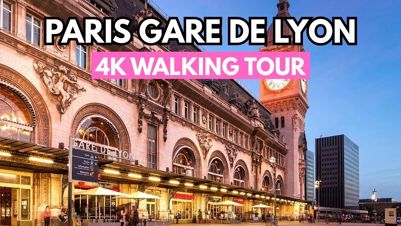 Paris Gare de Lyon Walking Tour 🇫🇷 | Inside One of France’s Busiest Train Stations (4K, Real Sound)