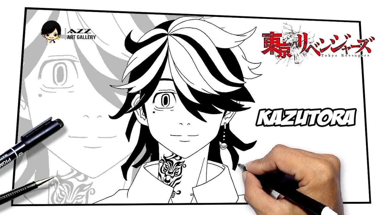 How to draw Kazutora Hanemiya from Tokyo Revengers