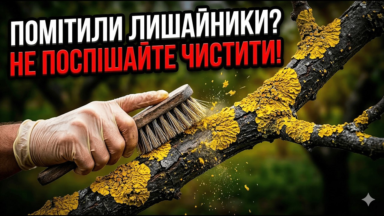 Чому САД РАПТОМ вкривається ЛИШАЙНИКАМИ? Головна причина ЦЕ…