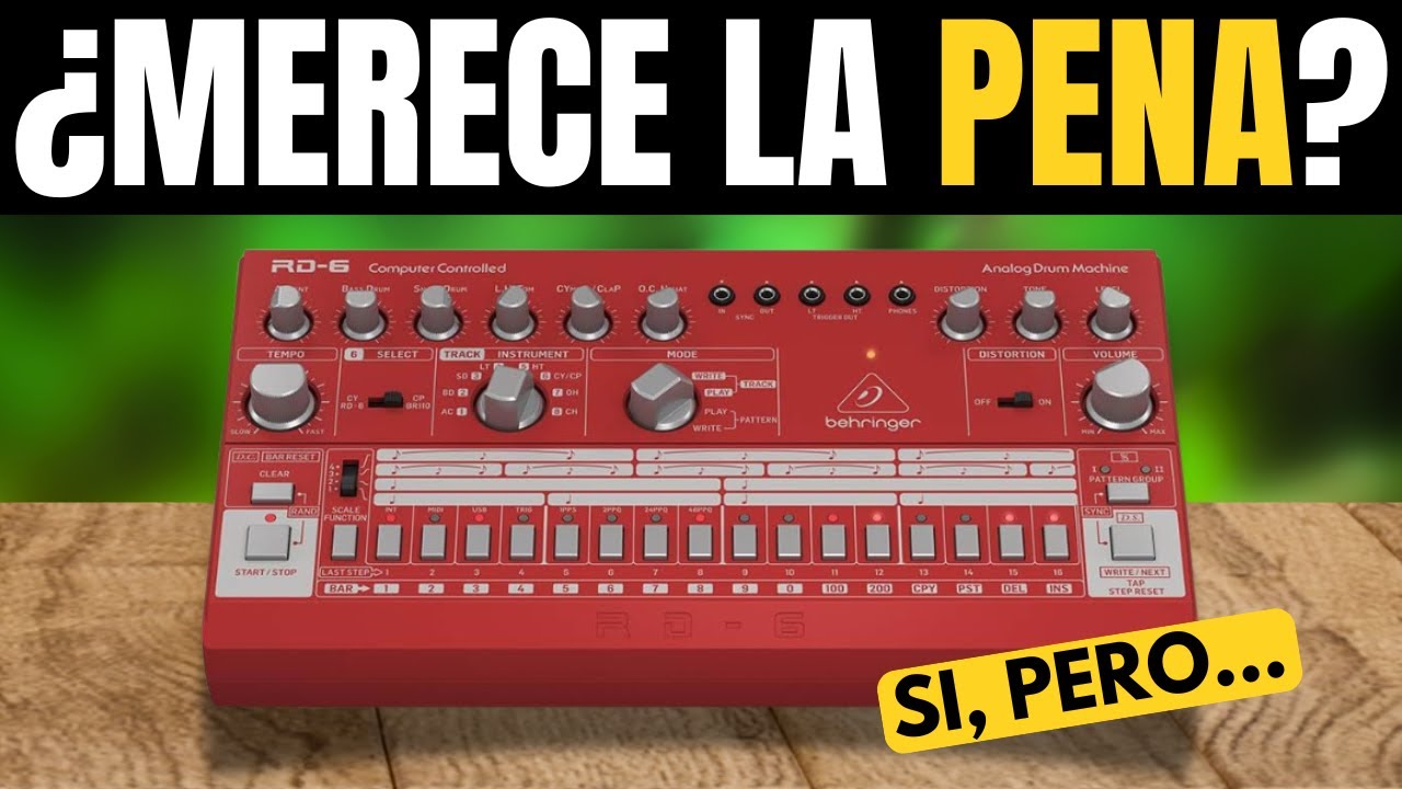 CAJA DE RITMOS BEHRINGER RD-6-RD: &iquest;LA MEJOR CAJA DE RITMOS ANAL&Oacute;GICA? BEHRINGER 000-EE004-00010