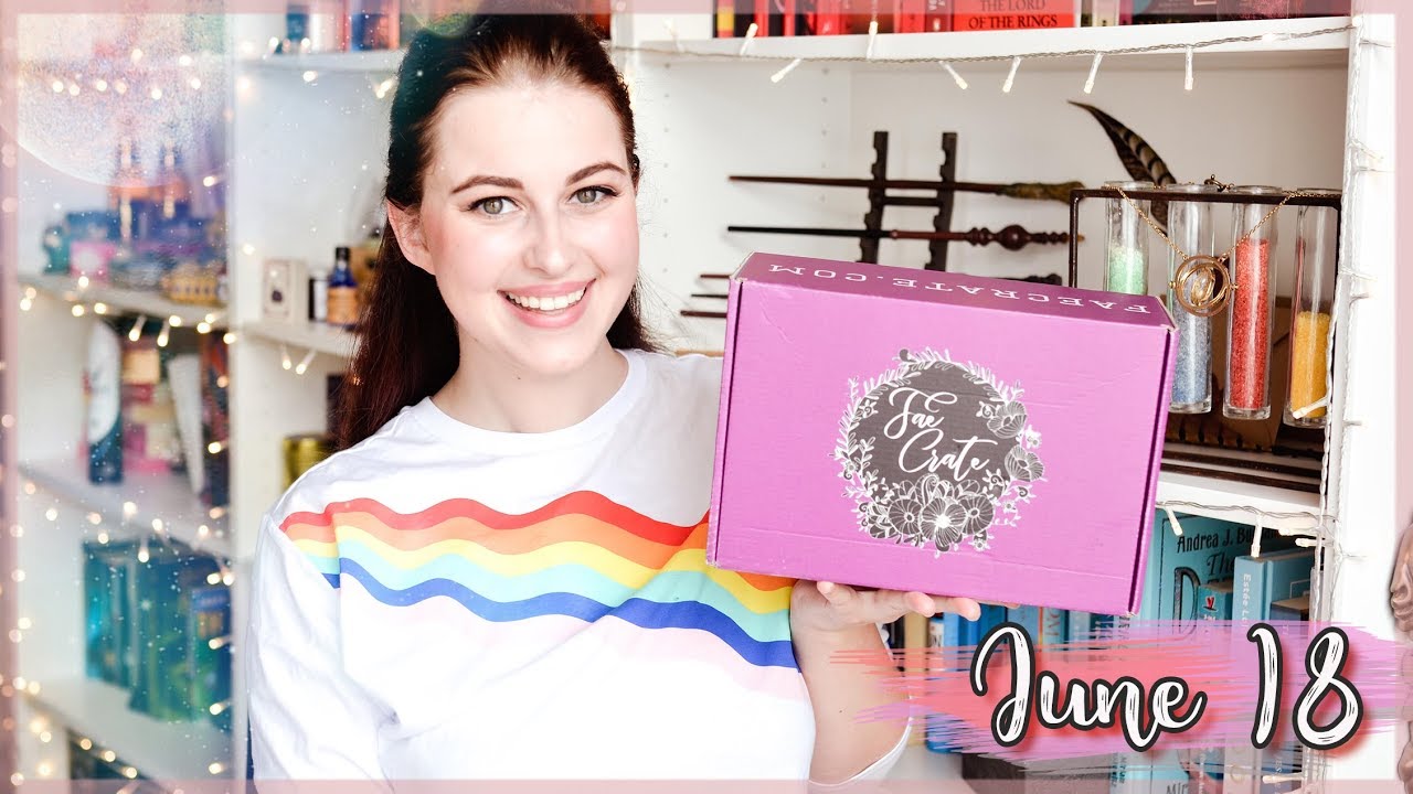 NEW BOX ALERT! FAE CRATE UNBOXING JUNE 2018 | Book Roast