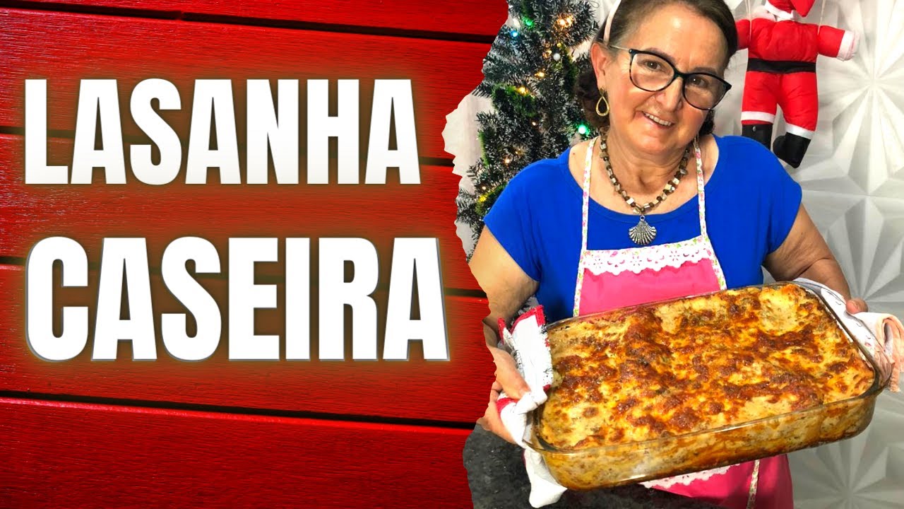 LASANHA COM MASSA CASEIRA! VOCÊ VAI AMAR ESSA LASANHA DE CARNE MOÍDA! COMO FAZER LASANHA CASEIRA?