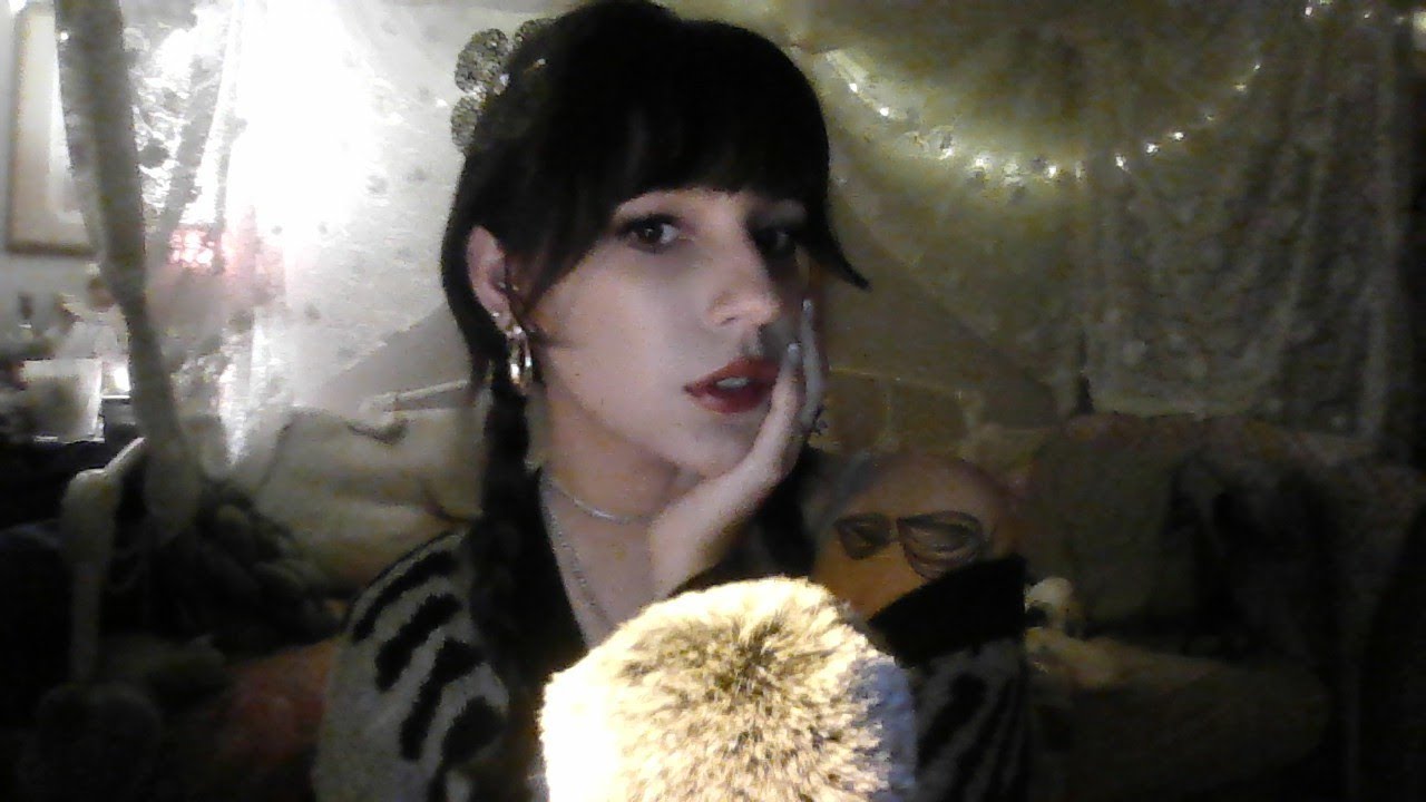 ASMR  ♡ brushing different mic covers with different tools