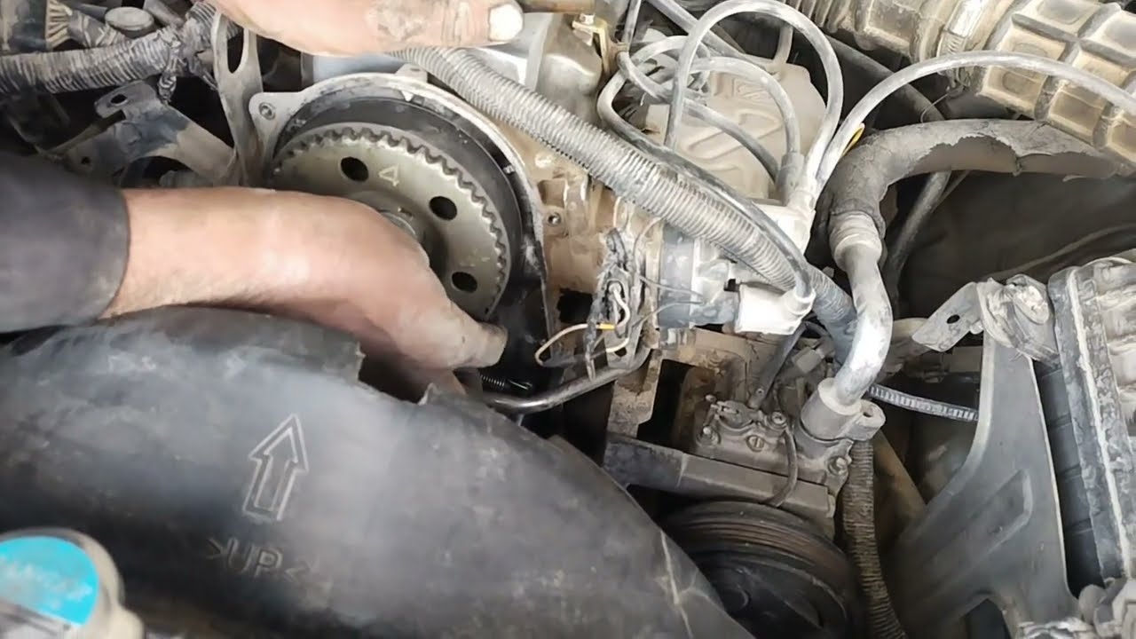 باز دید تسمه تایم مزدا 2000 Mazda 2000 timing belt inspection