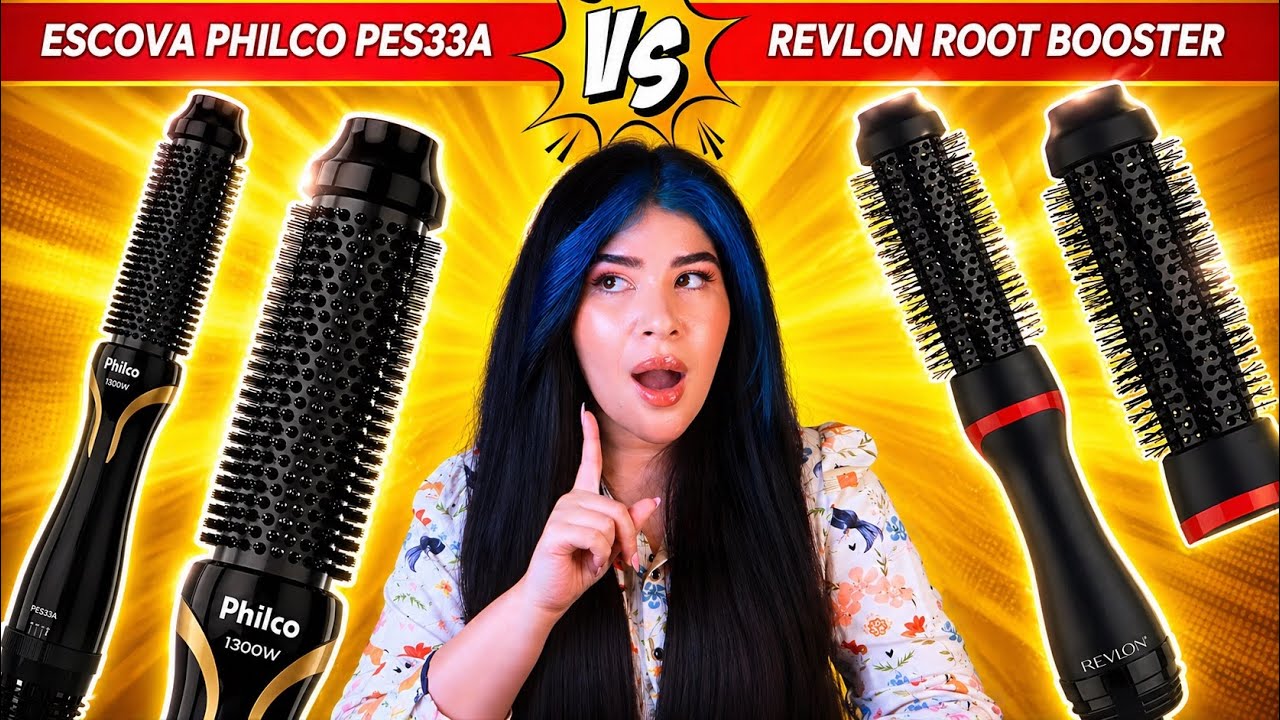 ⚙️ ESCOVA SECADORA PHILCO PES33A versus Revlon Root Booster