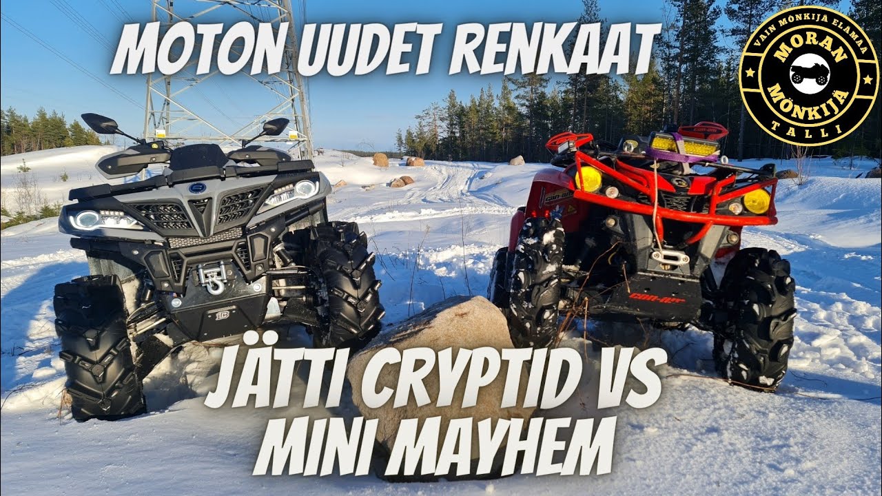Cryptinen Cfmoto 850 ja Can Am mayhemeillä mettässä | Vain Mönkijä Elämää osa 68