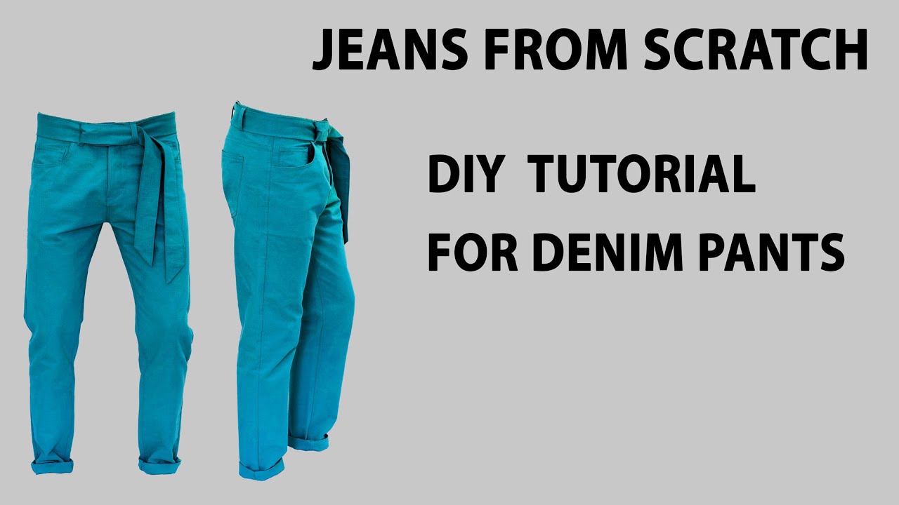 General Workmanship Tutorial for Jeans with front button fly