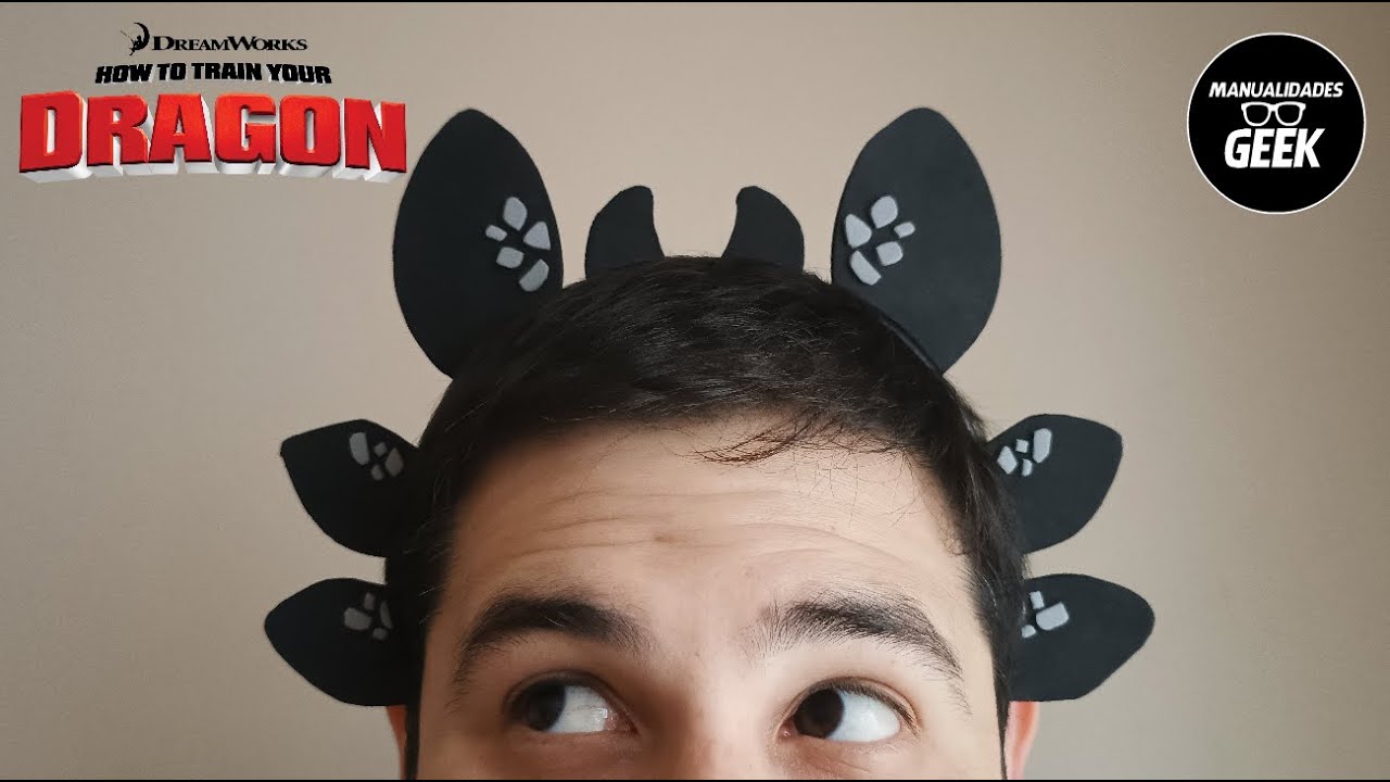 Cómo hacer las Orejas de Chimuelo DIY/ Manualidad de Cómo entrenar a tu Dragón