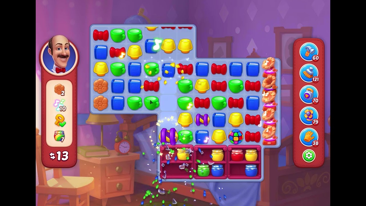 HomeScapes Level 19539 no boosters 