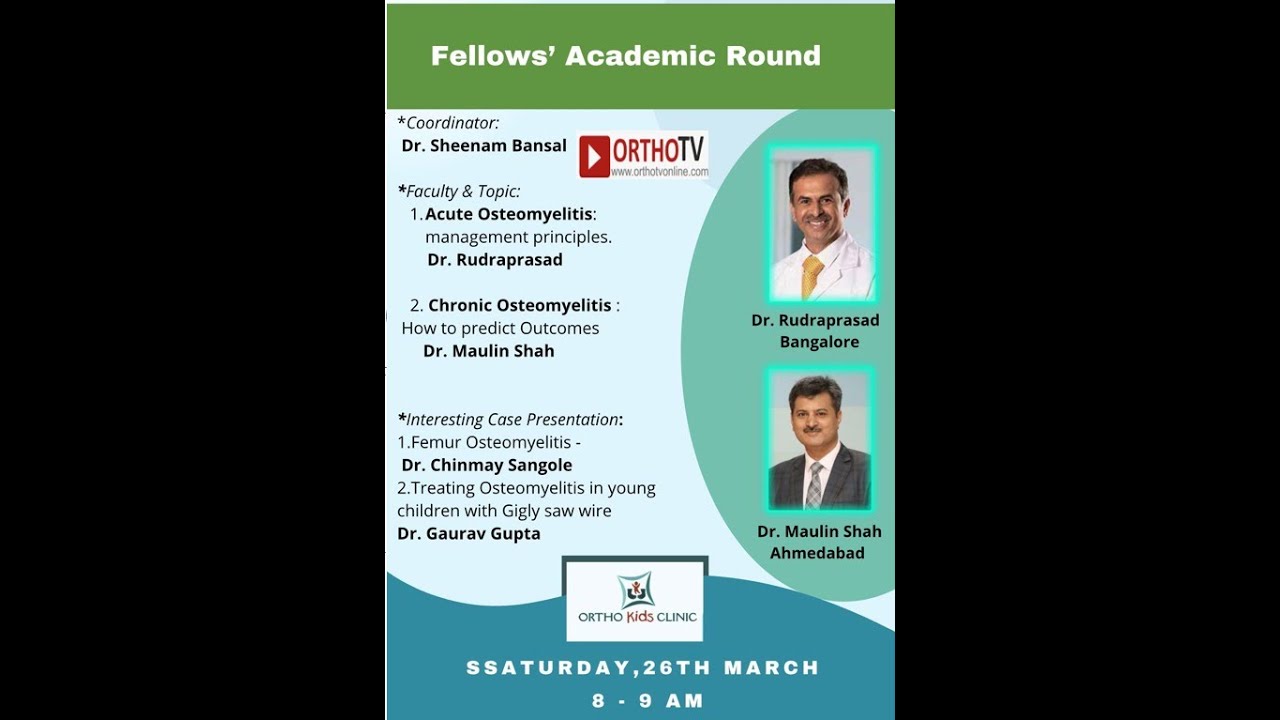 Fellows’ Academic Round Topic: Cerebral Palsy: Definations, Classifications & Examinations