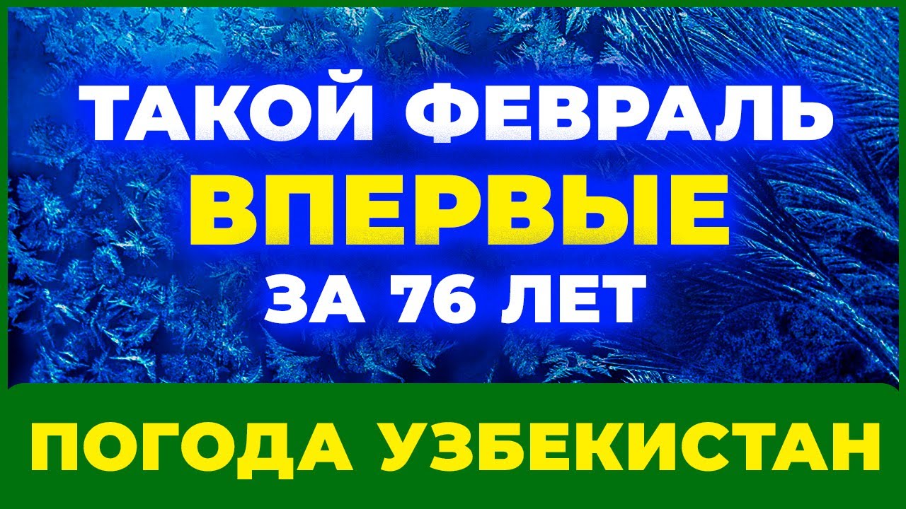 ⌂ ФЕВРАЛЬ 2026 ⌂ Синоптики ШОКИРОВАНЫ от того, что ждёт Узбекистан… | Погода на 28 дней
