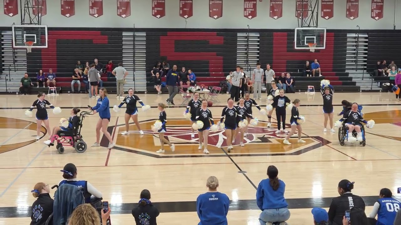 2/28/2026 - DA Stars Poms at the Unified Basketball Tournament 