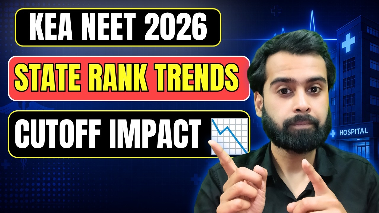 KEA NEET 2026 State Rank Analysis | Karnataka Govt. MBBS Cutoffs Will Go Down 📉🔥